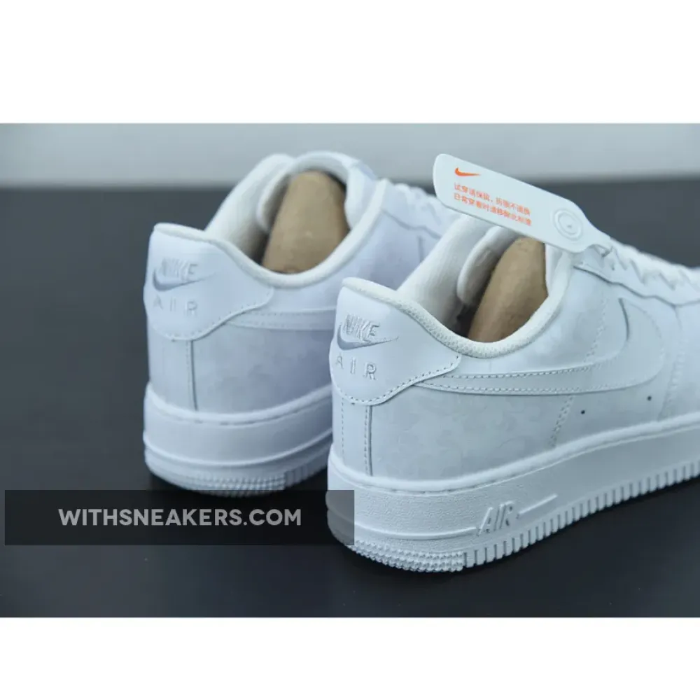 Nike Air Force 1 Low White Flower