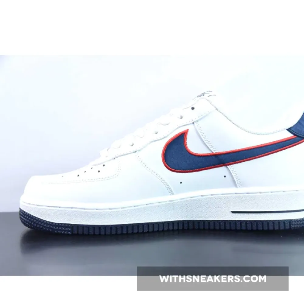 Nike Air Force 1 Low Houston Comets Four-Peat White/Red/Navy FJ0710-100