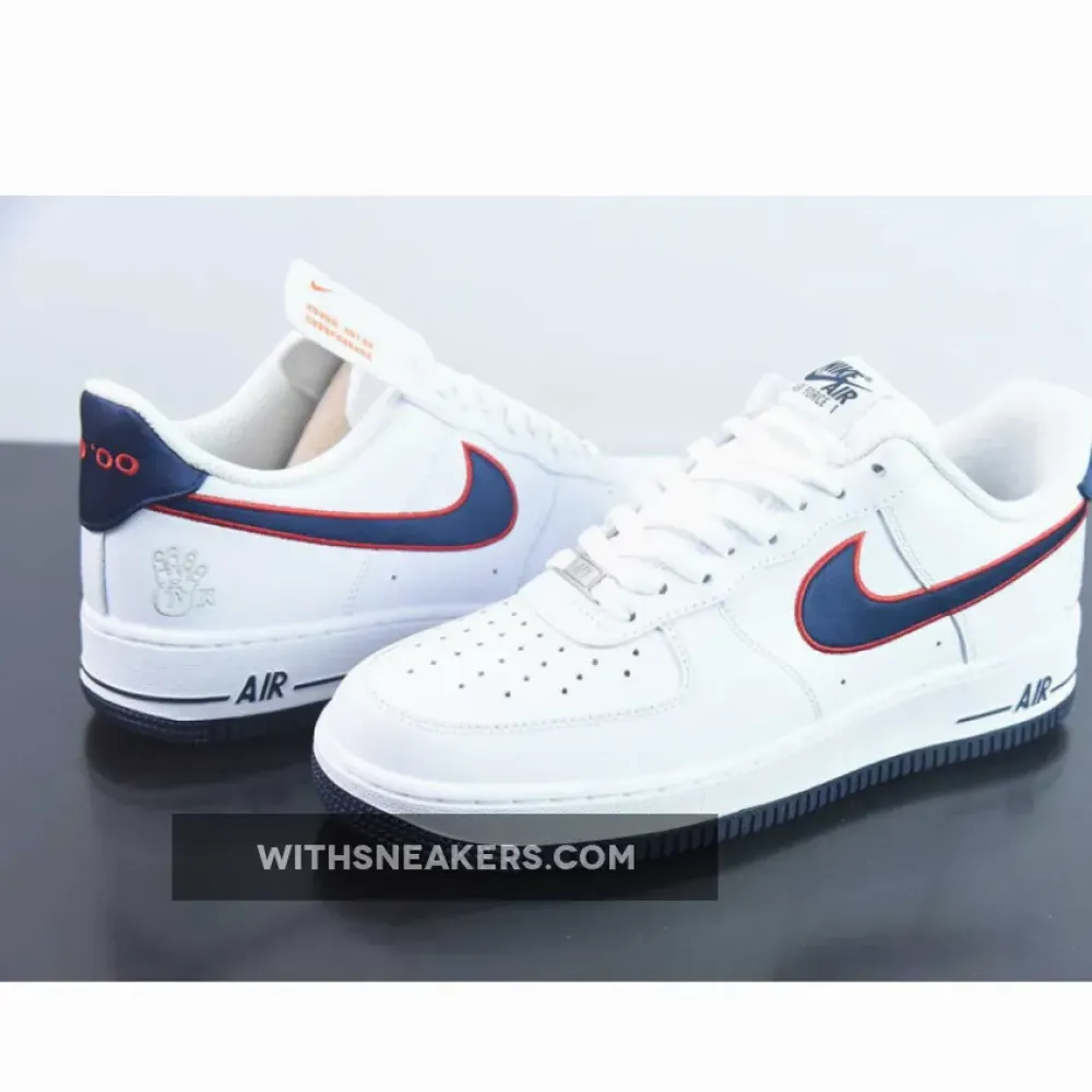 Nike Air Force 1 Low Houston Comets Four-Peat White/Red/Navy FJ0710-100