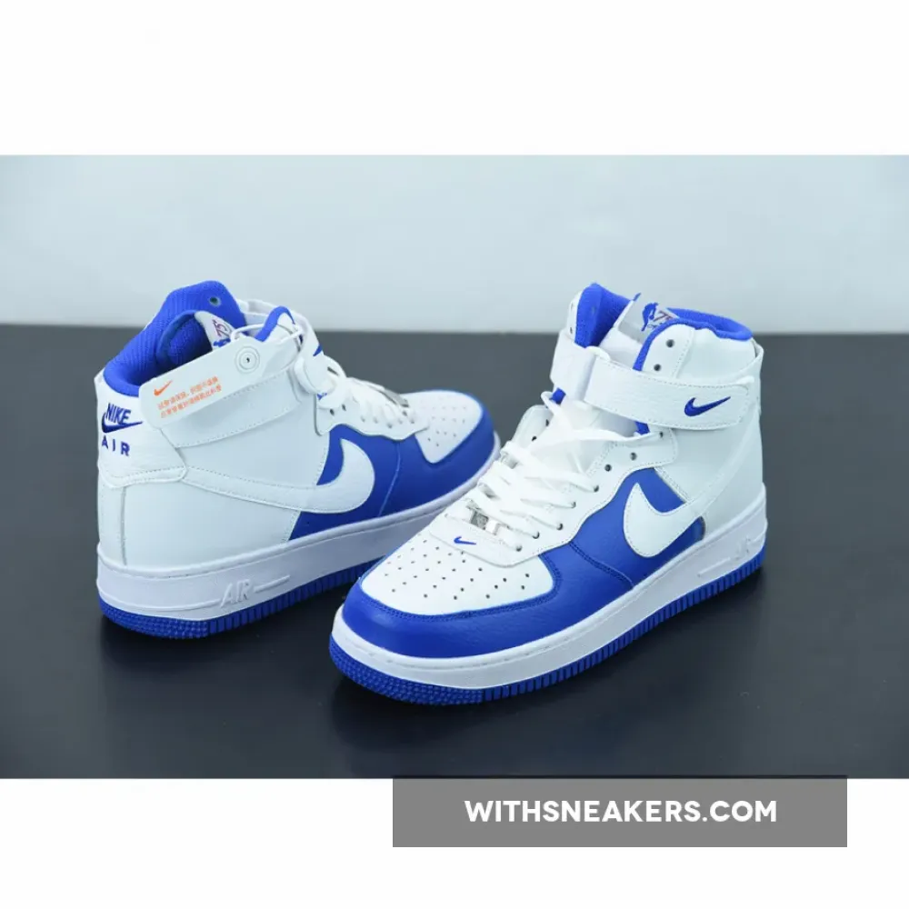 Nike Air Force 1 High White/White-Hyper Royal-Sail DC8870-100
