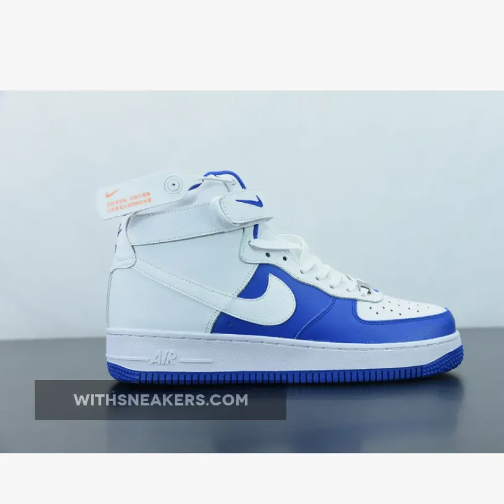 Nike Air Force 1 High White/White-Hyper Royal-Sail DC8870-100