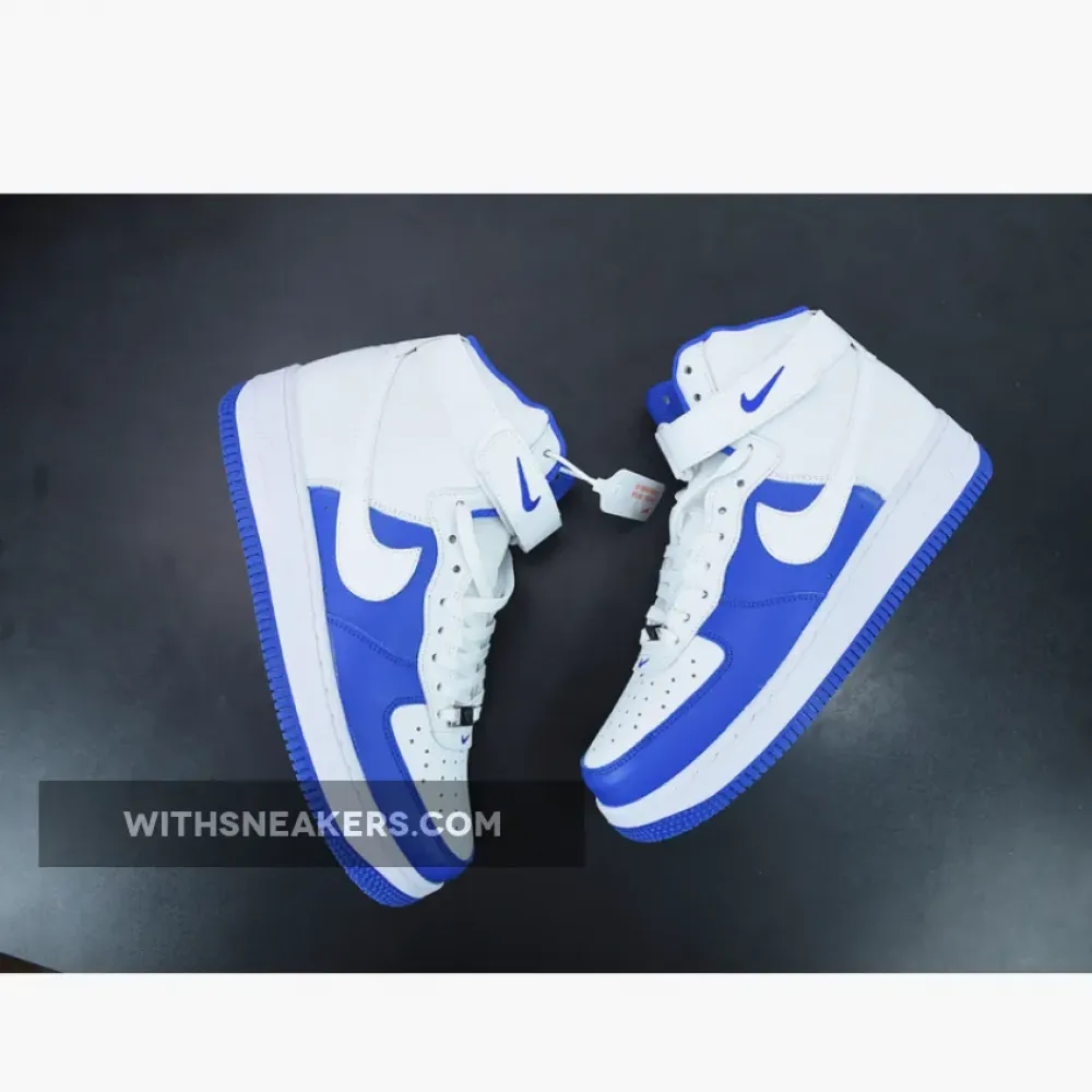 Nike Air Force 1 High White/White-Hyper Royal-Sail DC8870-100