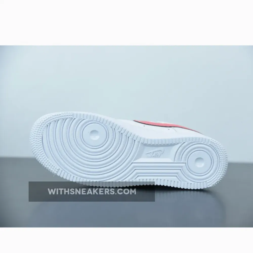 Nike Air Force 1 LV8 Double Swoosh White/Bright Crimson CW1574-101