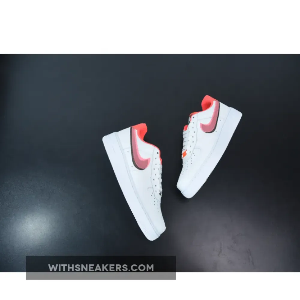 Nike Air Force 1 LV8 Double Swoosh White/Bright Crimson CW1574-101