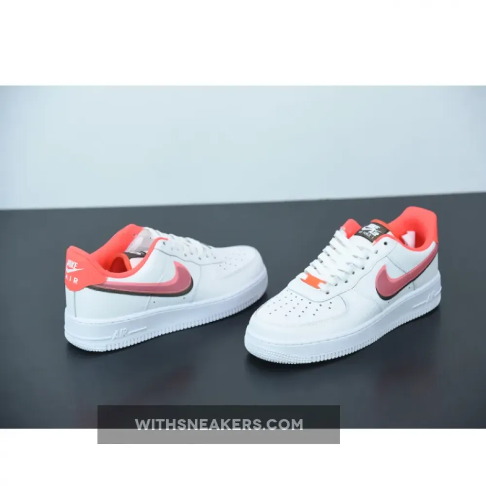 Nike Air Force 1 LV8 Double Swoosh White/Bright Crimson CW1574-101