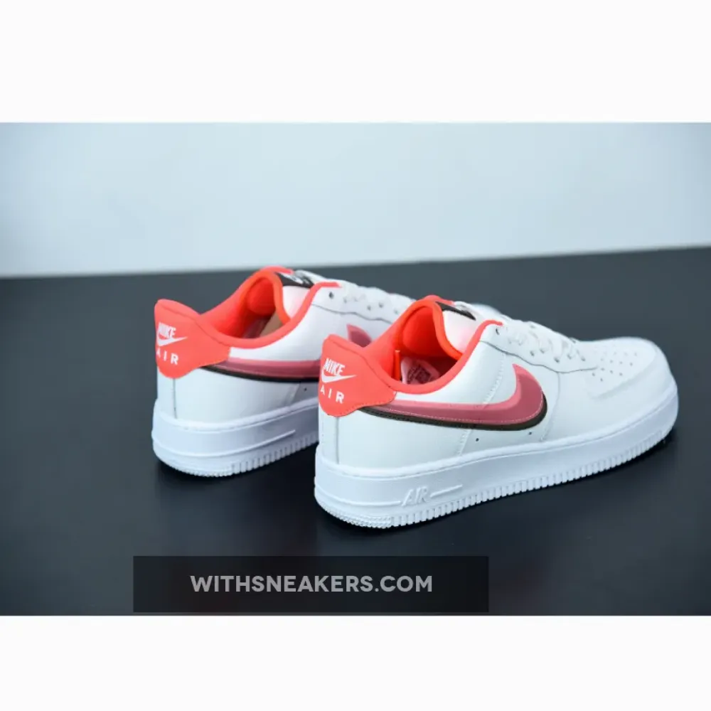 Nike Air Force 1 LV8 Double Swoosh White/Bright Crimson CW1574-101
