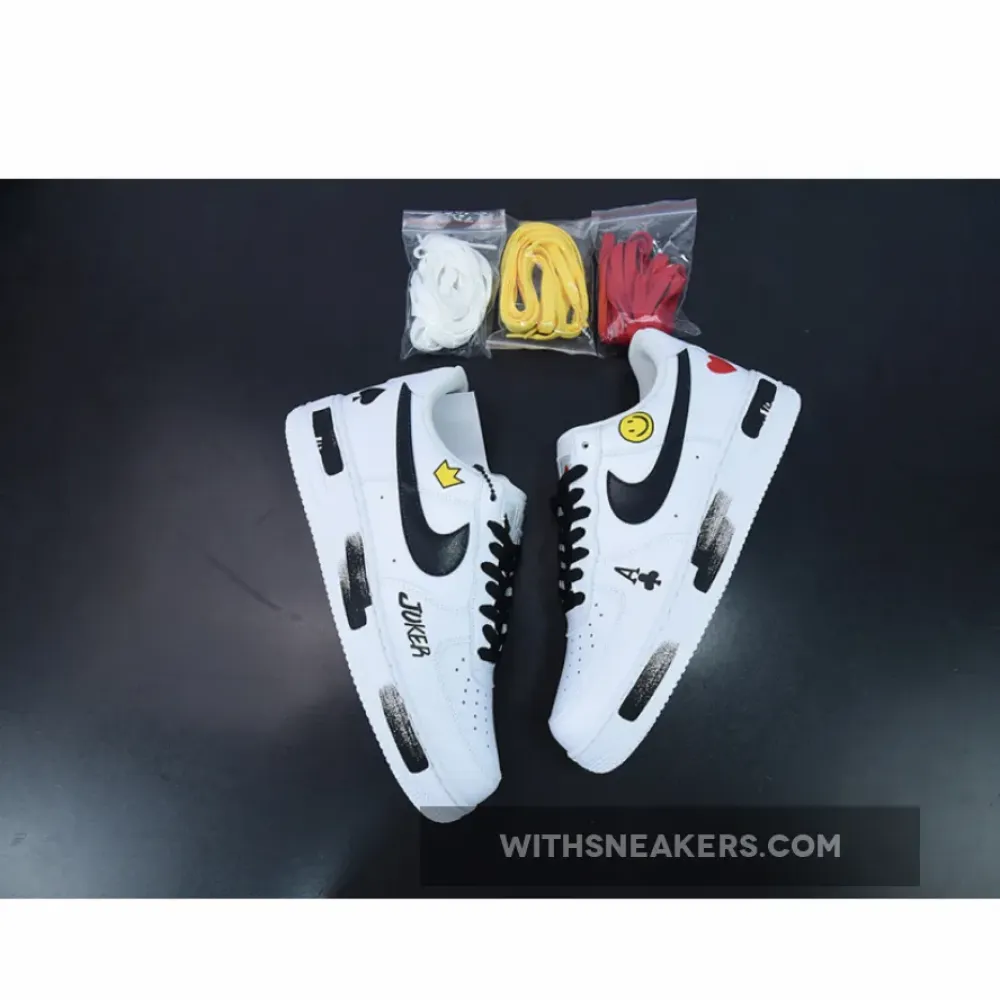 Nike Air Force 1 Custom PEACEMINUSONE Paranoise White/Black