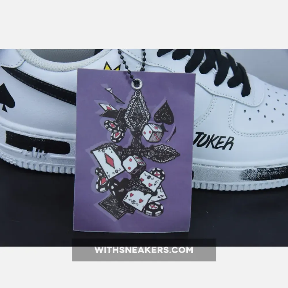 Nike Air Force 1 Custom PEACEMINUSONE Paranoise White/Black