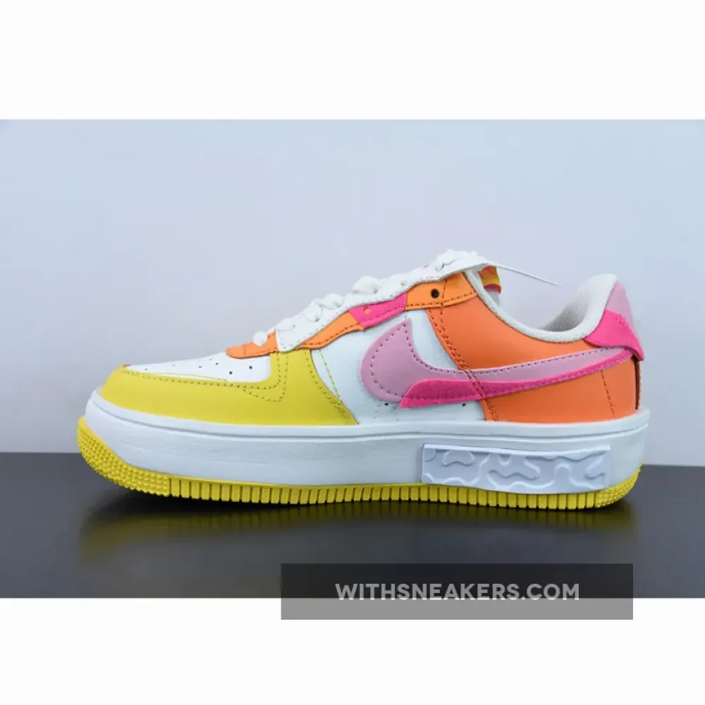Nike Air Force 1 Fontanka Yellow/Pink/Orange DX2675-100
