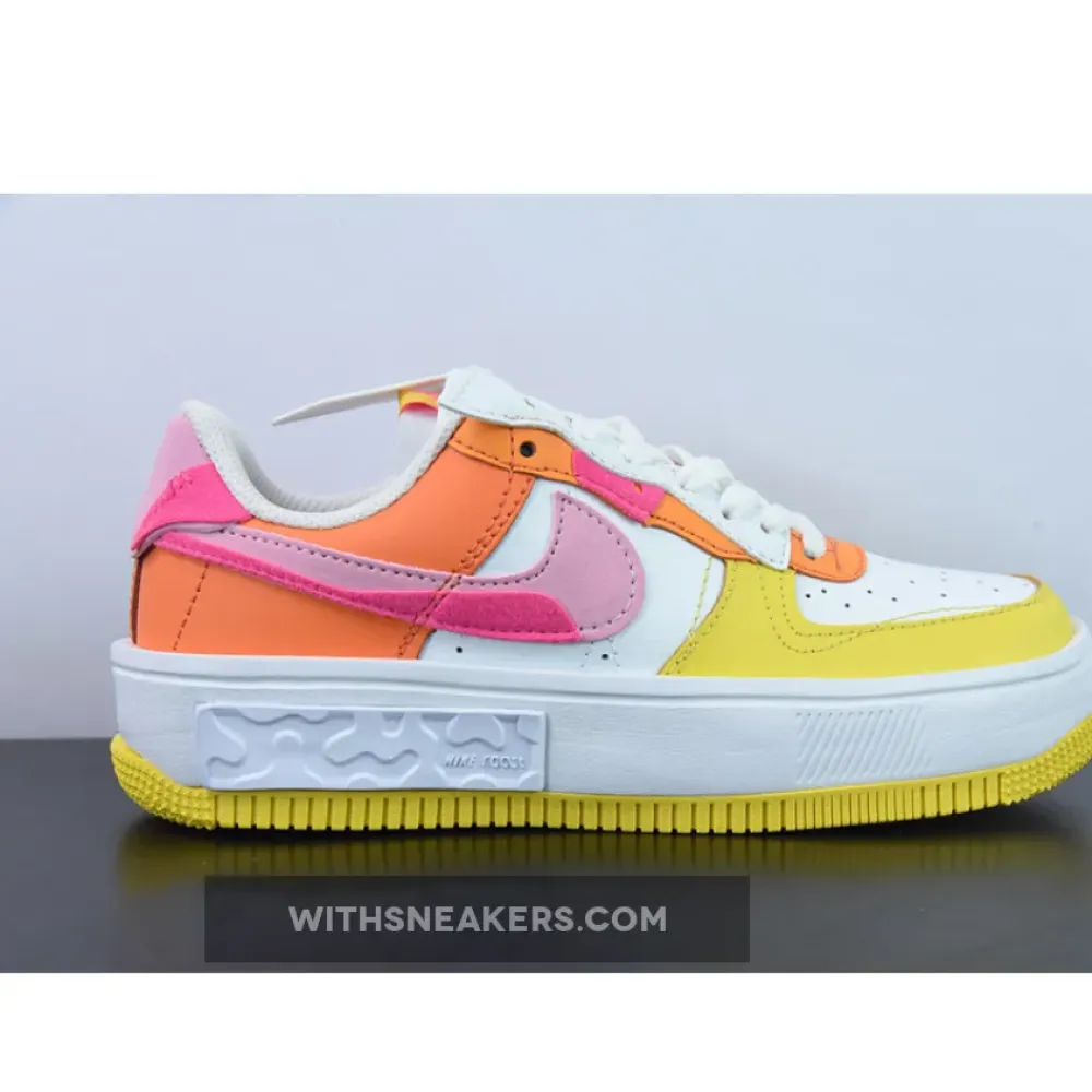 Nike Air Force 1 Fontanka Yellow/Pink/Orange DX2675-100