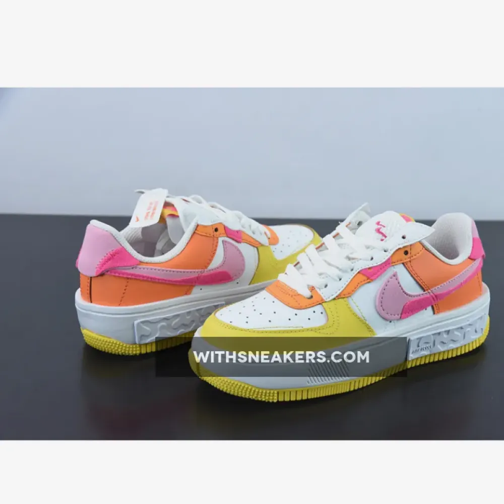 Nike Air Force 1 Fontanka Yellow/Pink/Orange DX2675-100