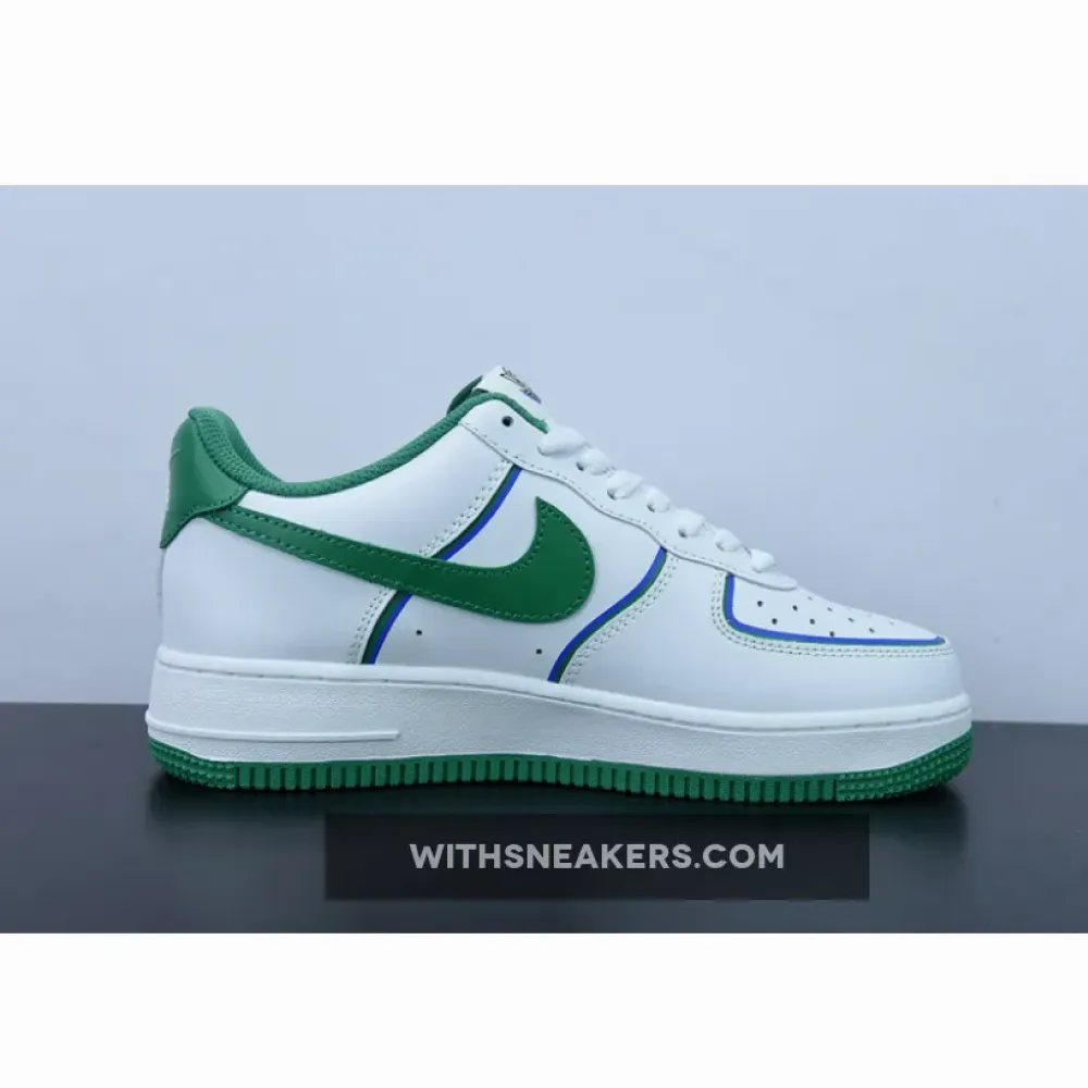 Nike Air Force 1 Custom Dallas White/Green/Blue