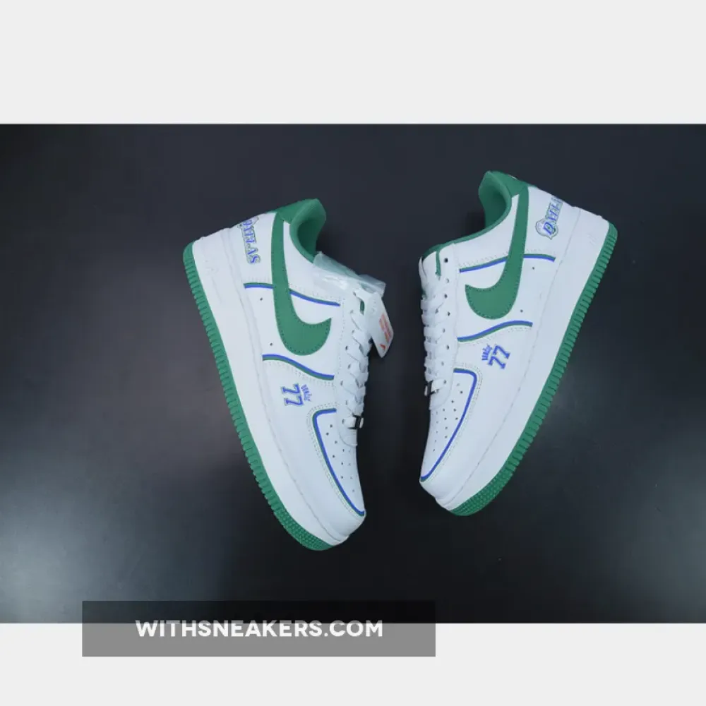 Nike Air Force 1 Custom Dallas White/Green/Blue