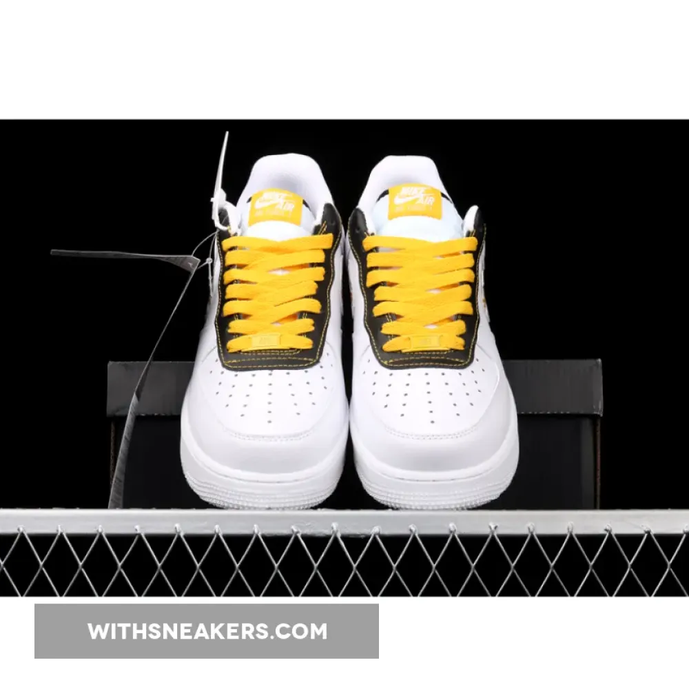 Nike Air Force 1 Gold Links Zebra Print White/Black/Gold DH5284-100