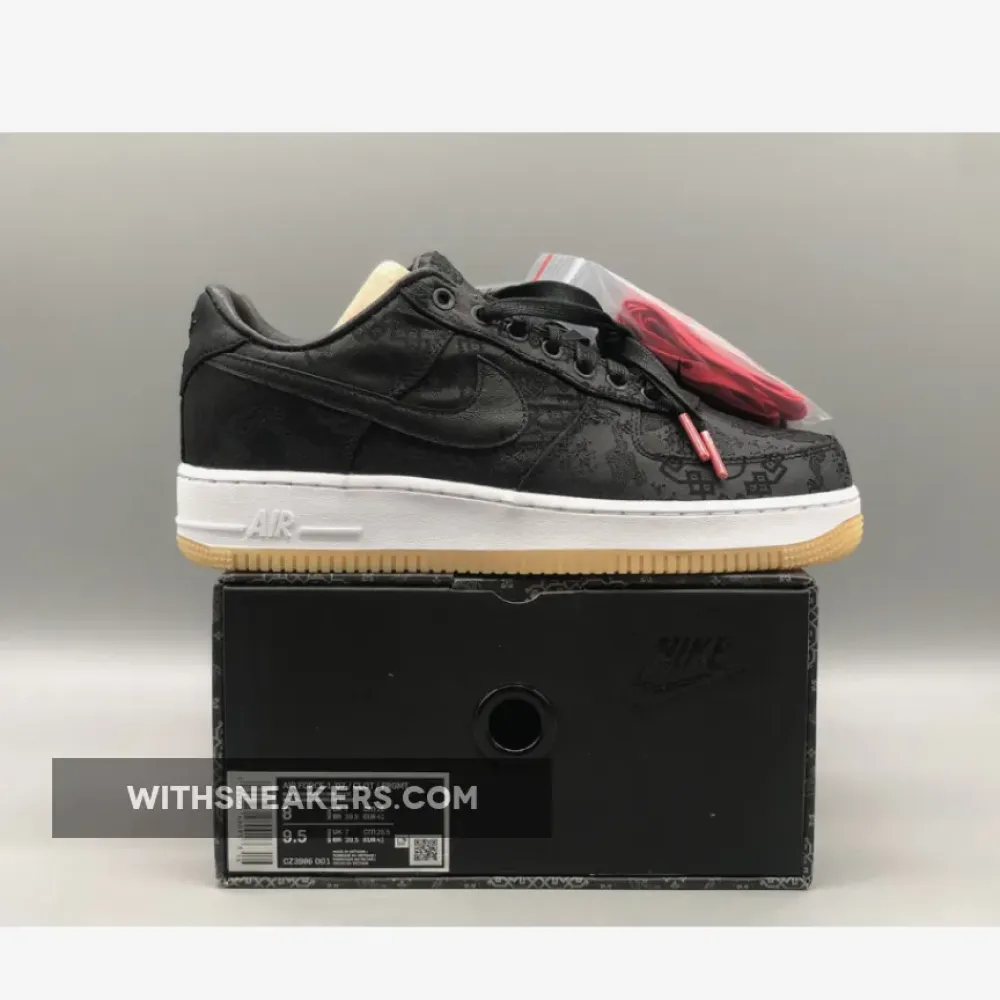 Nike Air Force 1 PRM Fragment x Clot Black/University Red/White CZ3986-001
