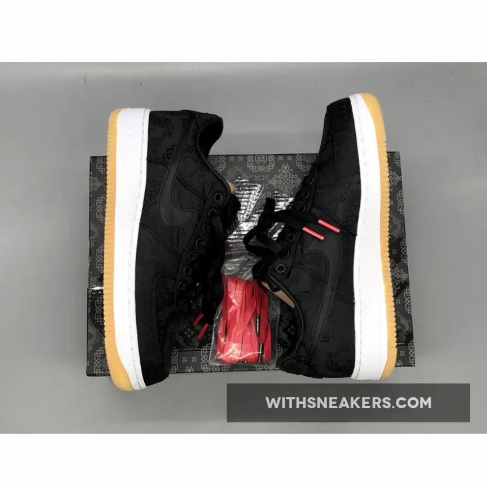 Nike Air Force 1 PRM Fragment x Clot Black/University Red/White CZ3986-001