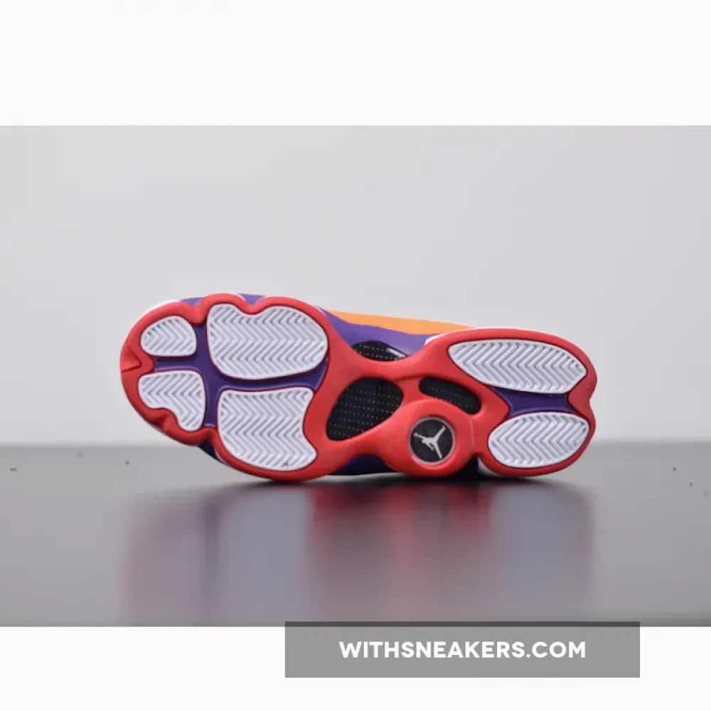 Air Jordan 13 Retro GS Playground Court Purple/Total Orange/White CV0785-158