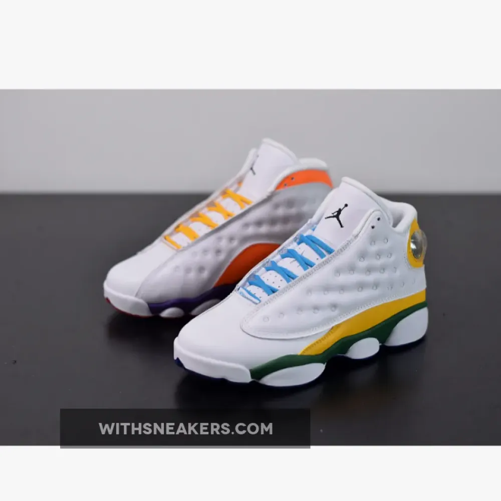 Air Jordan 13 Retro GS Playground Court Purple/Total Orange/White CV0785-158