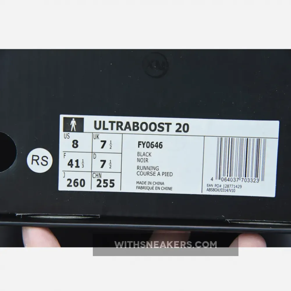 adidas Ultraboost 20 Iron Metallic/Black FY0646