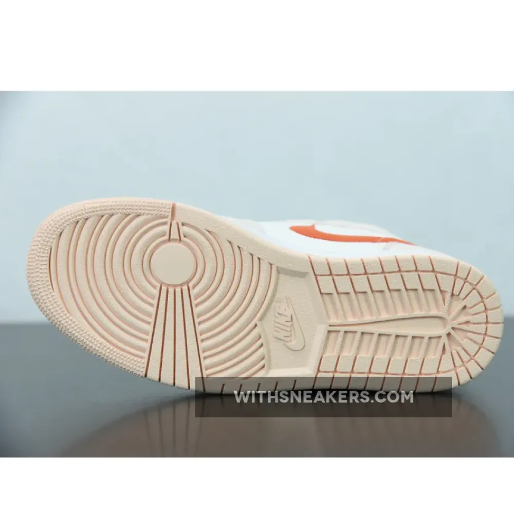 Nike Air Jordan 1 Mid Corduroy Sail/Orange Quartz DA8009-108