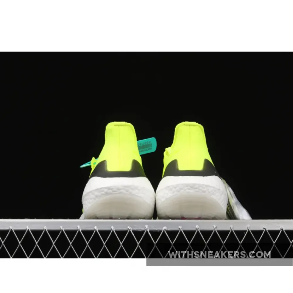 Adidas Ultra Boost 2021 Solar Yellow Screaming Pink/White FY0373