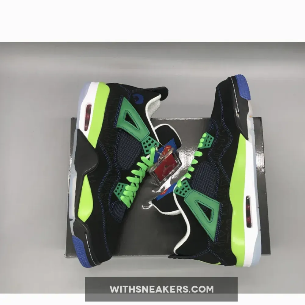 Air Jordan 4 Doernbecher Electric Green/Black/Old Royal 308497-015