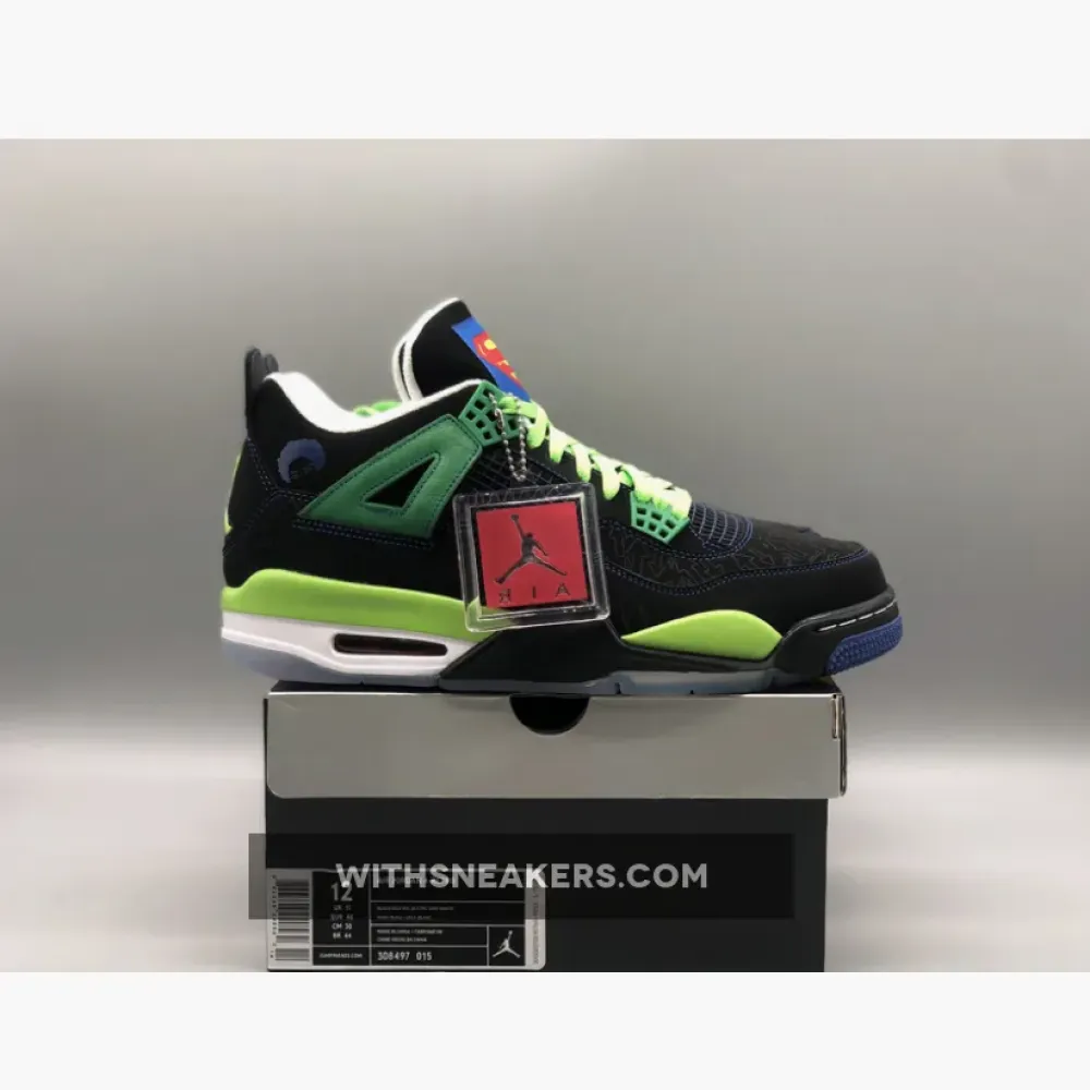 Air Jordan 4 Doernbecher Electric Green/Black/Old Royal 308497-015