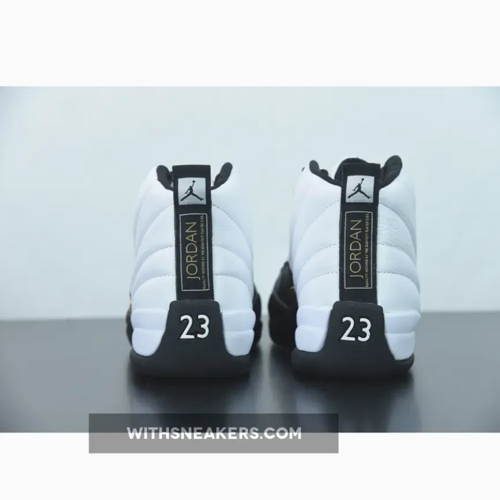 Air Jordan 12 Royalty Black-Metallic Gold/White CT8013-170