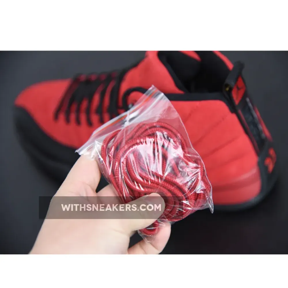 Air Jordan 12 Reverse Flu Game Varsity Red/Black/ CT8013-602