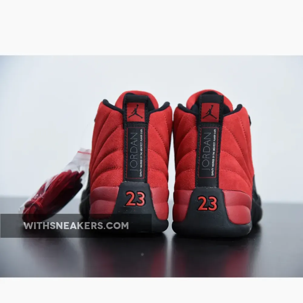 Air Jordan 12 Reverse Flu Game Varsity Red/Black/ CT8013-602