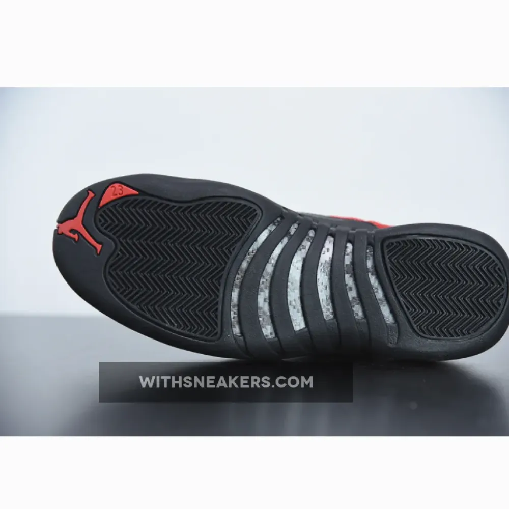 Air Jordan 12 Reverse Flu Game Varsity Red/Black/ CT8013-602