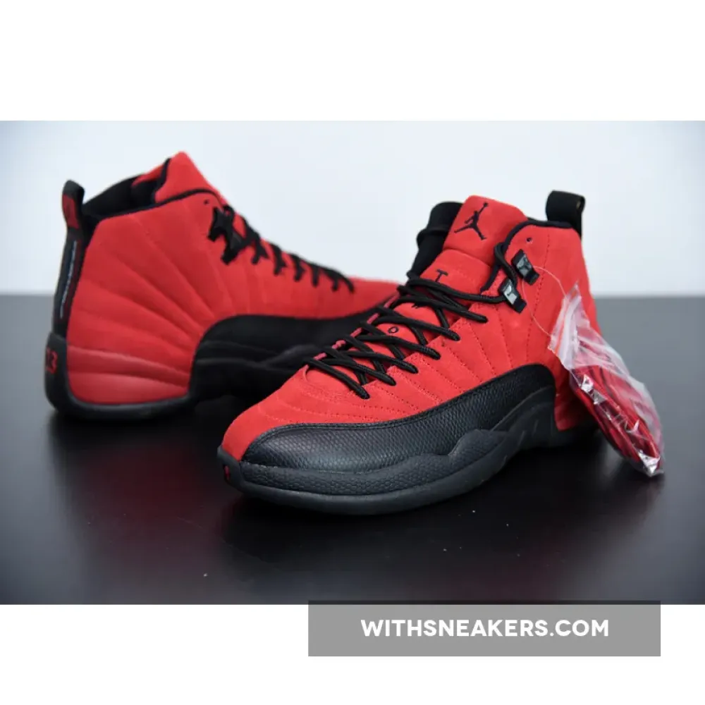 Air Jordan 12 Reverse Flu Game Varsity Red/Black/ CT8013-602