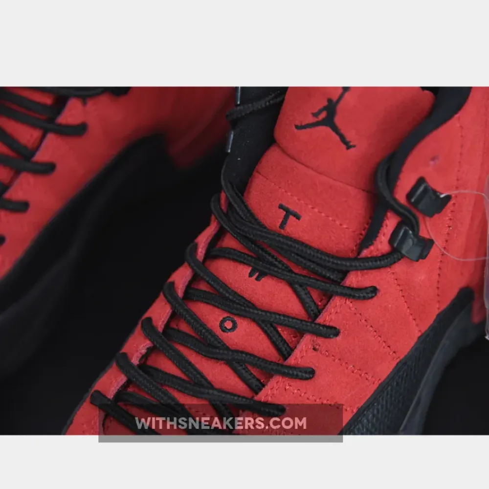 Air Jordan 12 Reverse Flu Game Varsity Red/Black/ CT8013-602