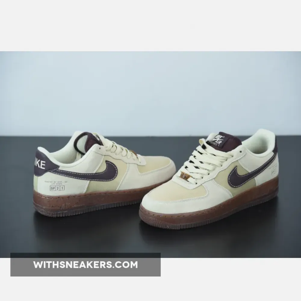 Nike Air Force 1 Low Coffee Mahogany/Beach/Pale Ivory DD5227-234