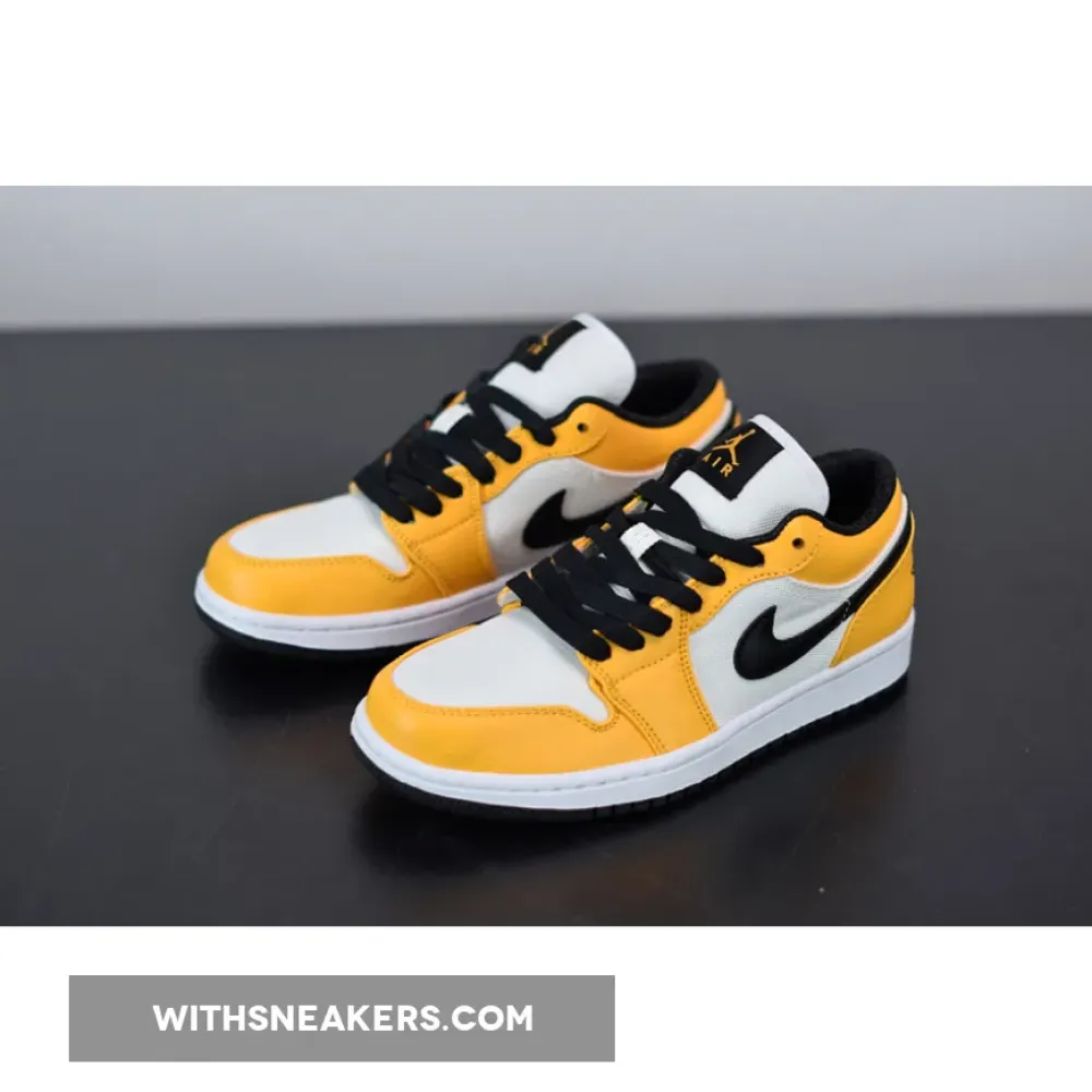 Nike Air Jordan 1 Low Laser Orange White/Yellow/Black CZ4776-107