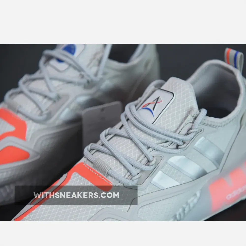 adidas ZX 2K Boost Silver Metallic/Grey/Solar Red FX7028