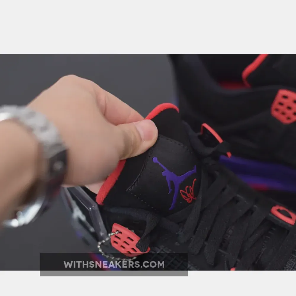 Air Jordan 4 Raptors Court Purple/University Red/Black AQ3816-056