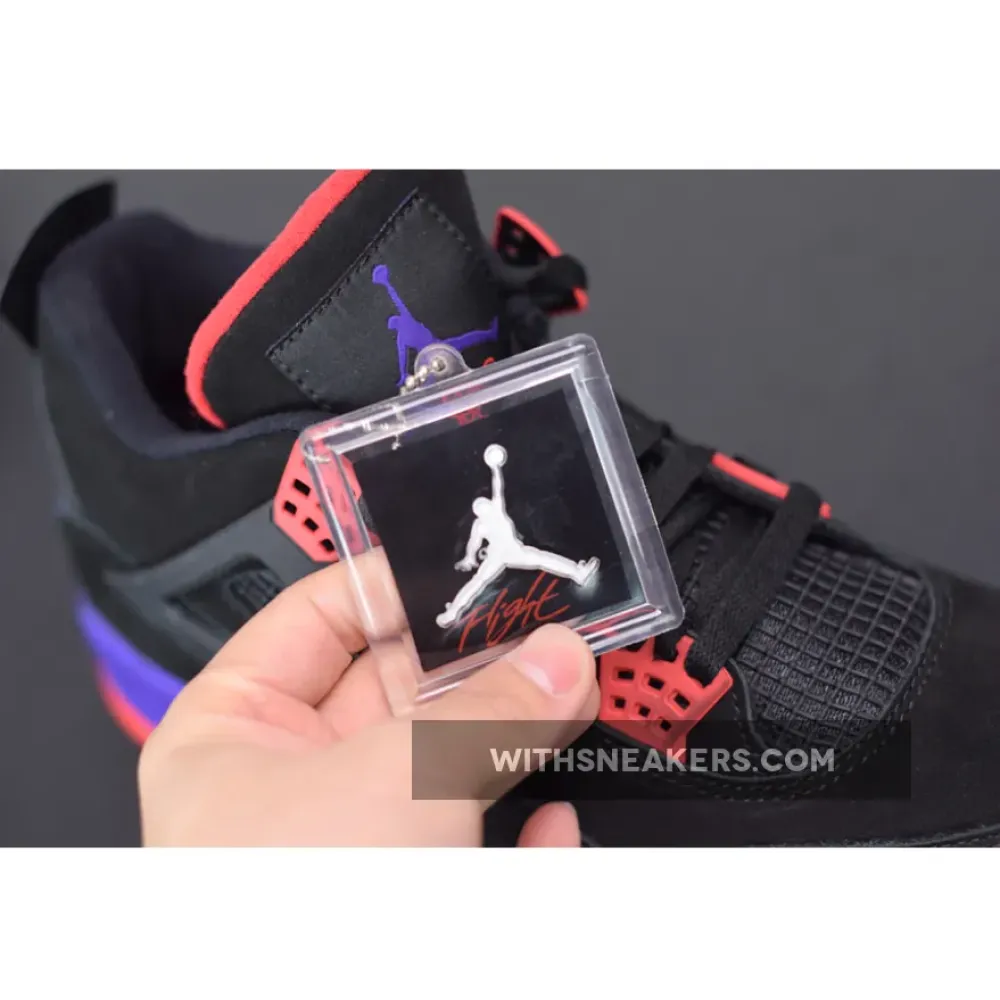 Air Jordan 4 Raptors Court Purple/University Red/Black AQ3816-056