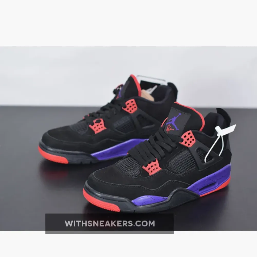 Air Jordan 4 Raptors Court Purple/University Red/Black AQ3816-056
