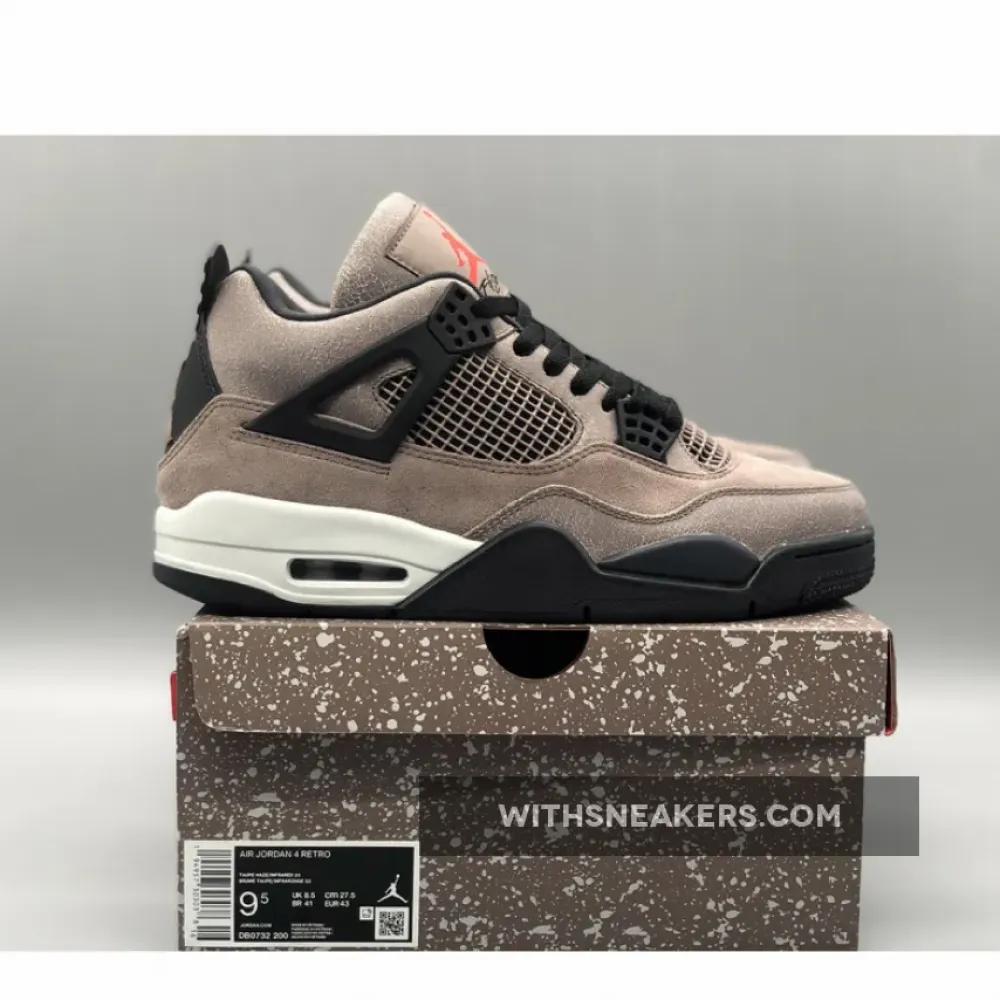Air Jordan 4 Retro Taupe Haze/Oil Grey/Off White/Infrared 23