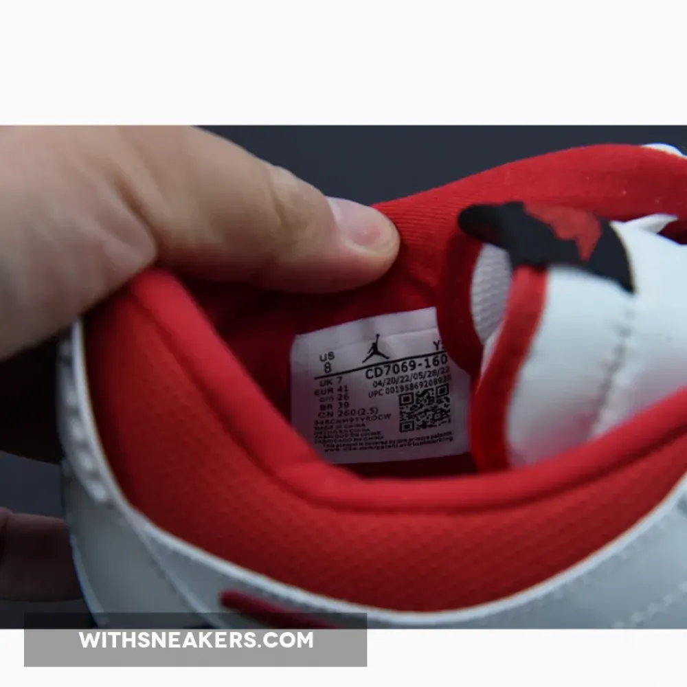 Nike Legacy 312 Low Black Toe White/Red/Black CD7069-160