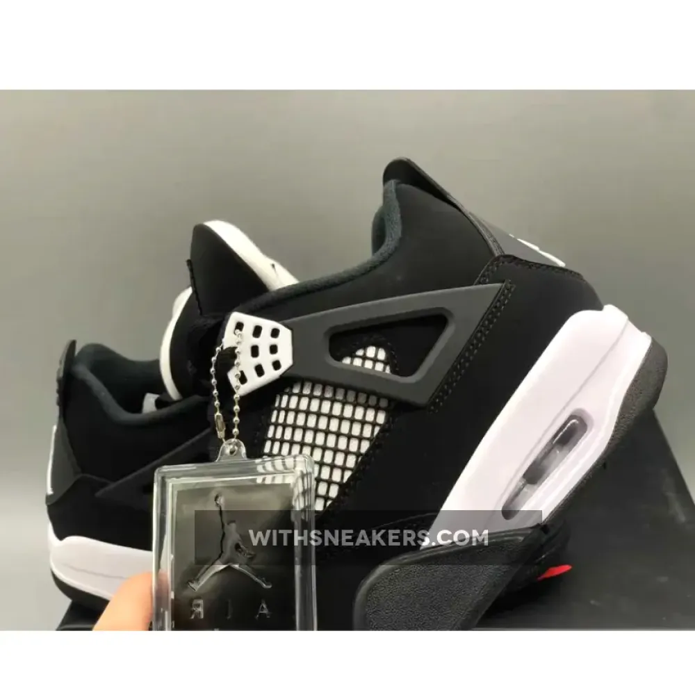 Air Jordan 4 White Thunder Black/White/Red FQ8138-001