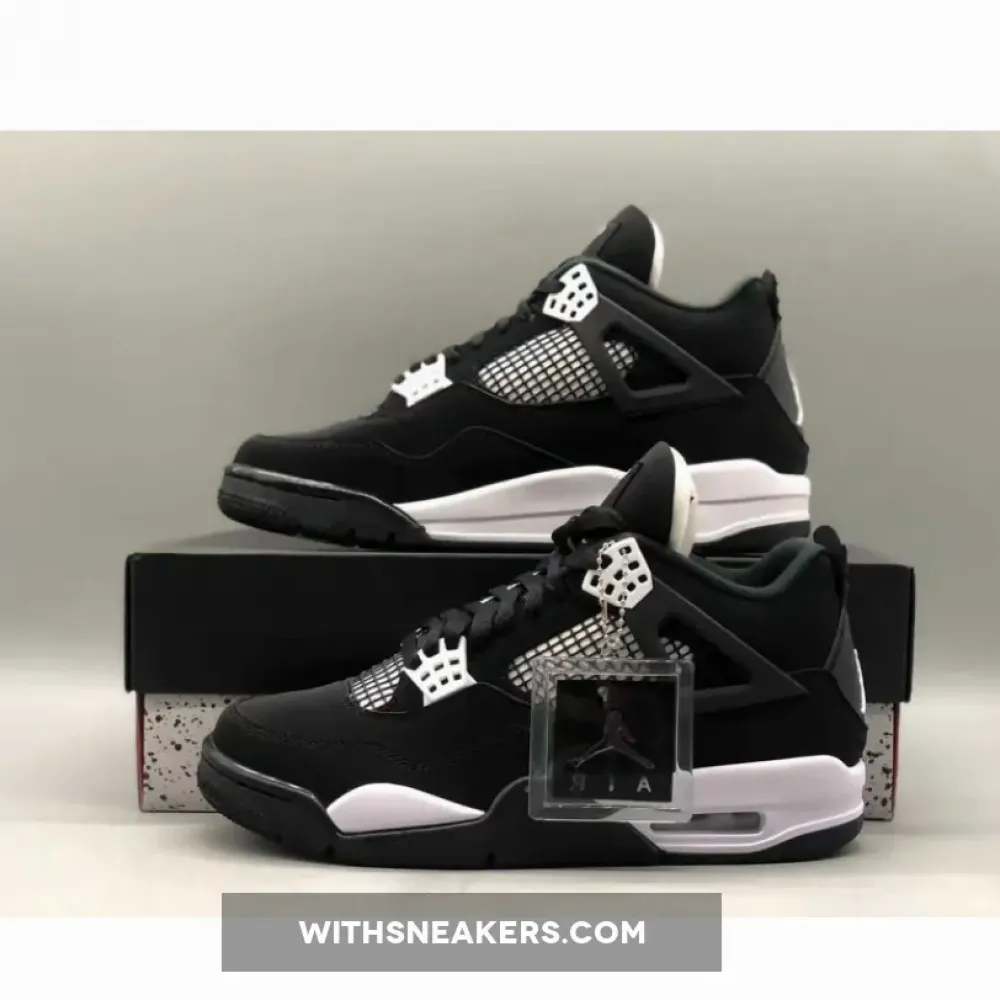 Air Jordan 4 White Thunder Black/White/Red FQ8138-001