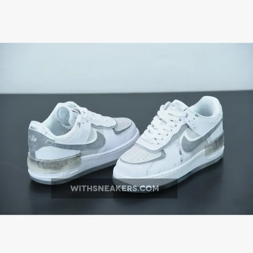 Nike Air Force 1 Shadow Victory Goddess White/Blue/Silver DJ4635-100