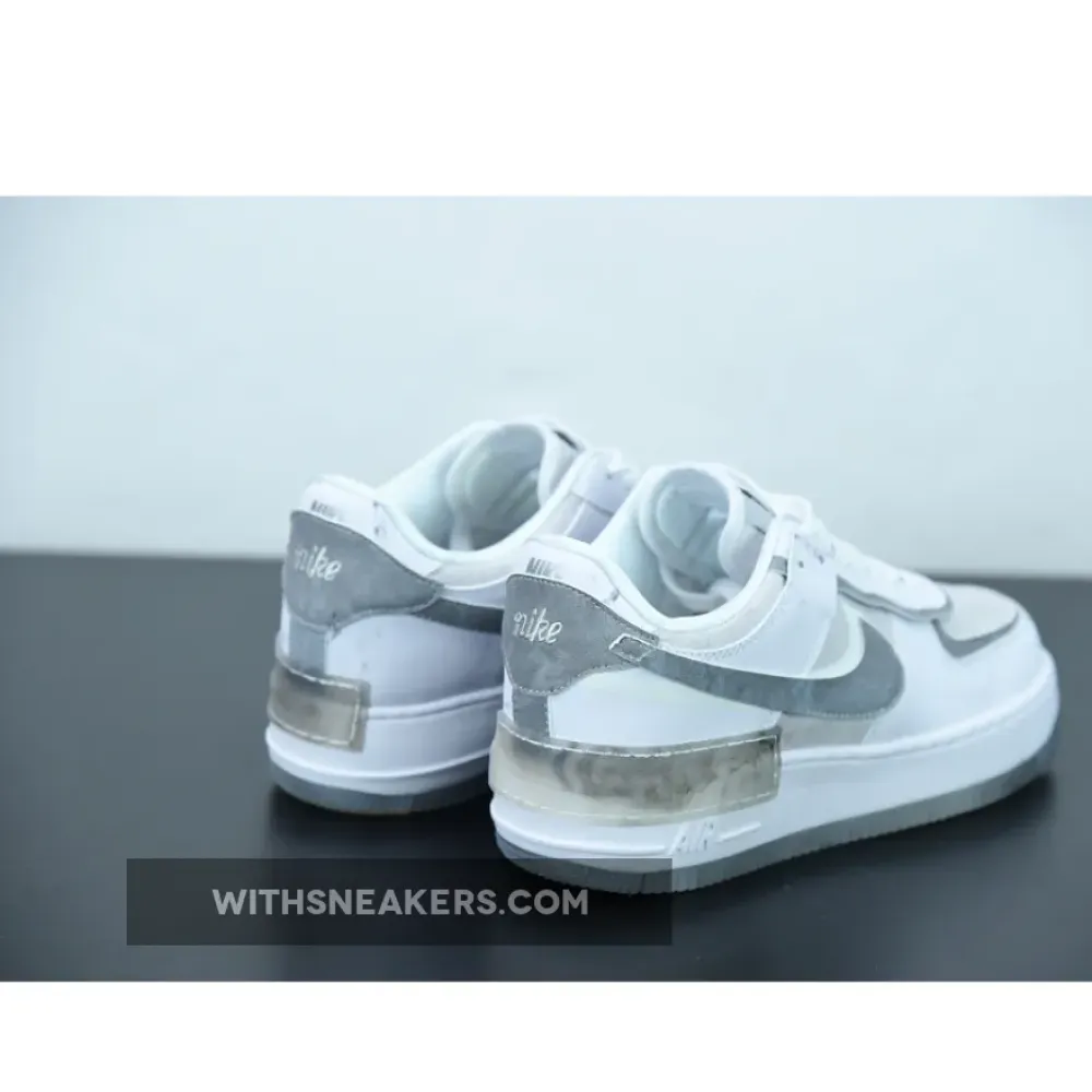 Nike Air Force 1 Shadow Victory Goddess White/Blue/Silver DJ4635-100