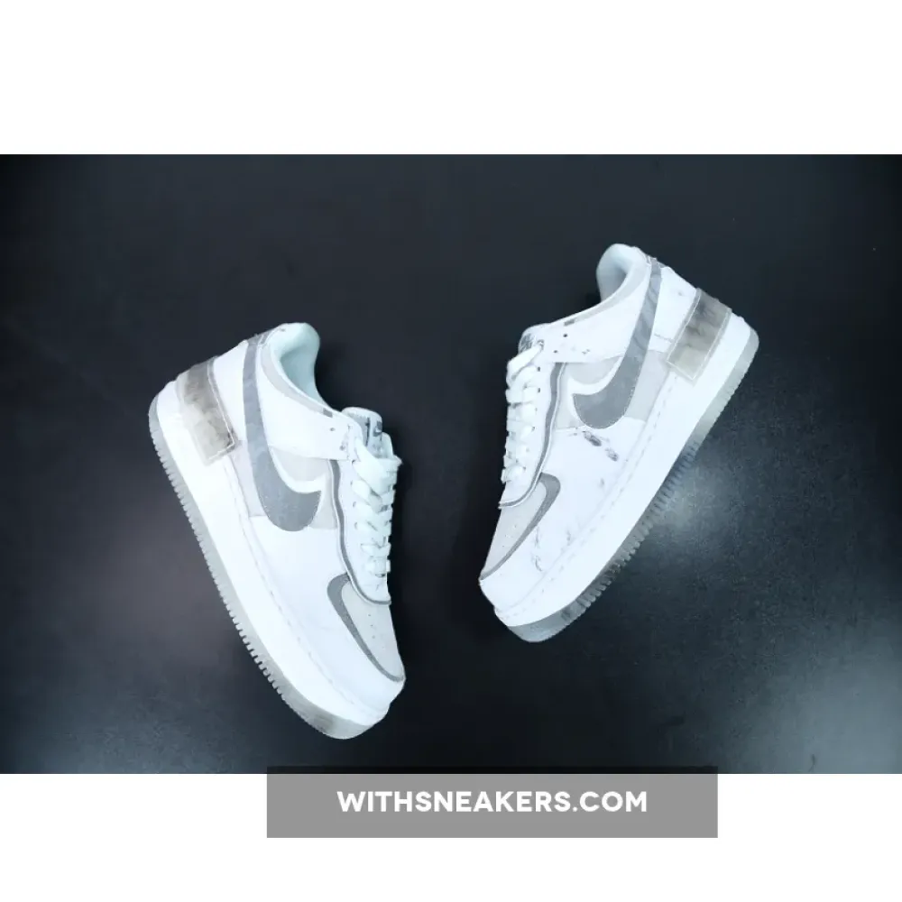 Nike Air Force 1 Shadow Victory Goddess White/Blue/Silver DJ4635-100