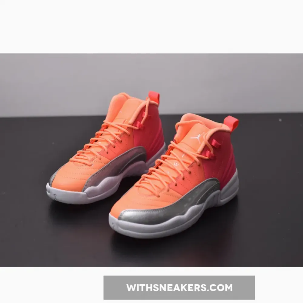 Air Jordan 12 Sunrise Racer Pink/White/Bright Mango 510815-601