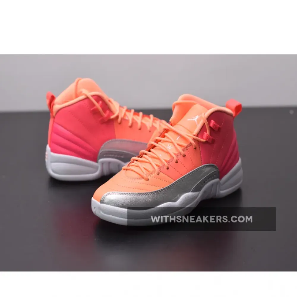 Air Jordan 12 Sunrise Racer Pink/White/Bright Mango 510815-601