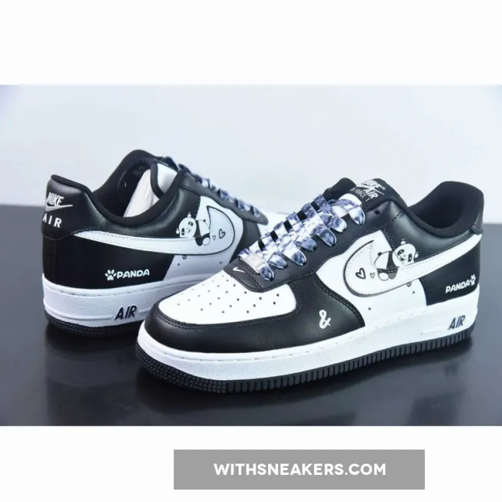 Nike Air Force 1 Low Custom Panda Black/White