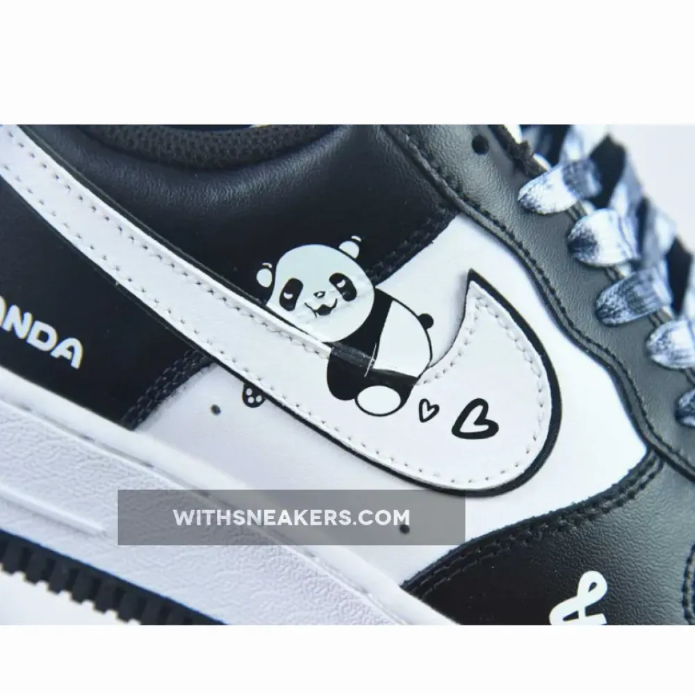 Nike Air Force 1 Low Custom Panda Black/White
